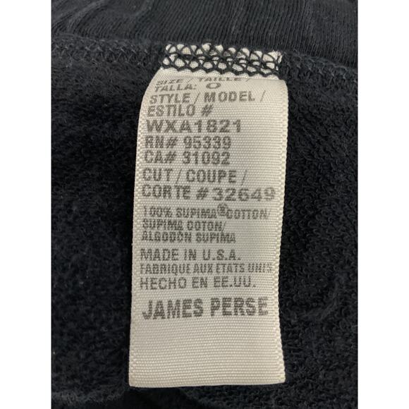 James Perse 'Vintage' Black French Terry Relaxed Sweatpant Size 0 - Picture 5 of 5